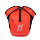 Haberland Bike-Rucksack H2O schwarz/rot - wasserdichte Gepäckträgertasche mit Tragesystem