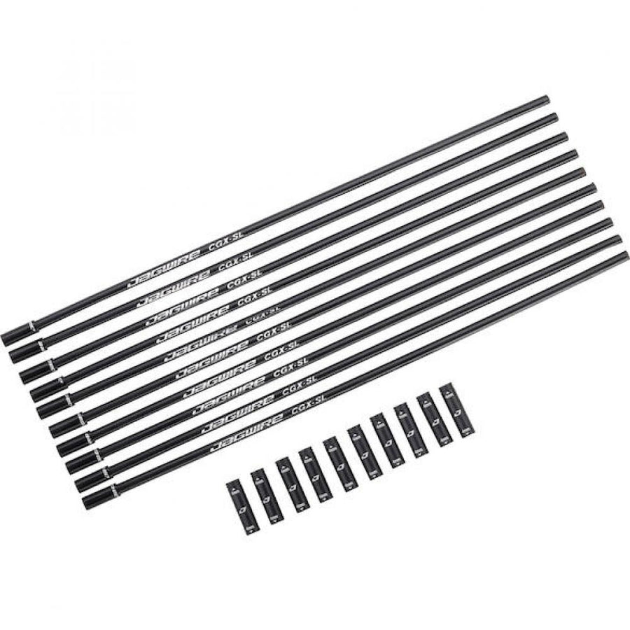 Jagwire Außenhüllensegmente für Schaltwerk (enge Radien) 240 mm Schwarz - flexible moderne Ausführung