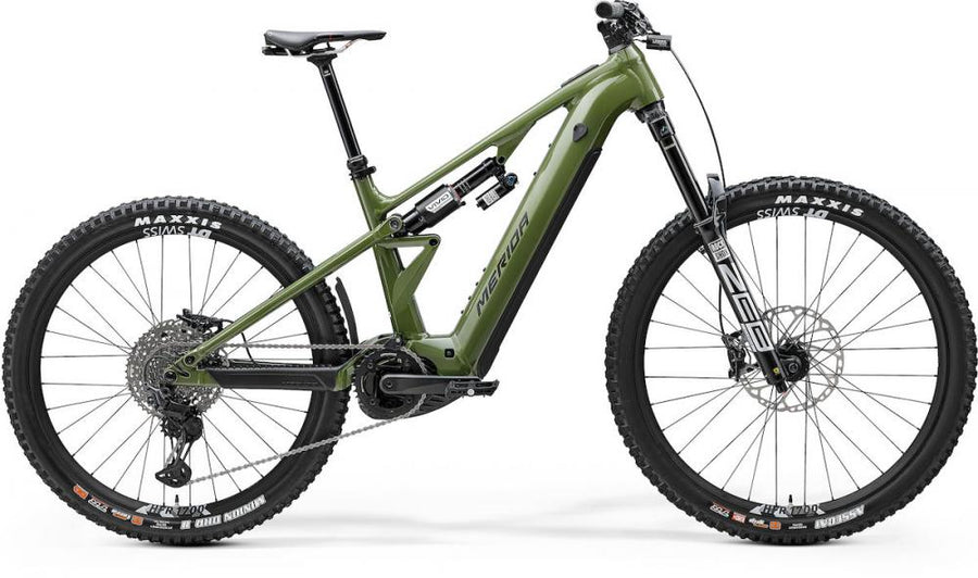 Merida eONE-EIGHTY 900 I1 silk anaconda S Grün - vollgefedertes E-MTB für Trail-Performance