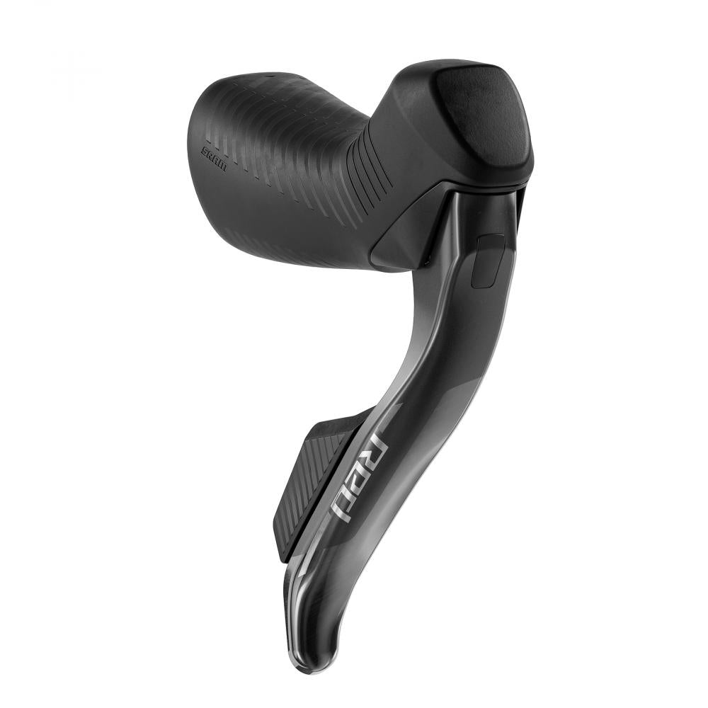 SRAM Red AXS E1 rechte Schalt-/Bremseinheit für präzise Schalt- und Bremskontrolle.