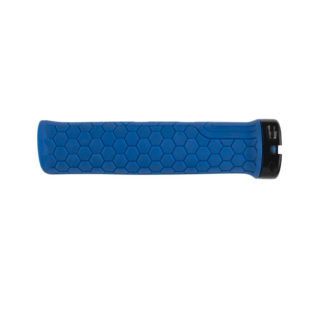 Race Face Getta Grip Lock-On Griff, 30mm, blau/schwarz - sicherer Halt und maximaler Komfort