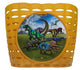 Bike Fashion Kinderkorb T-Rex World gelb