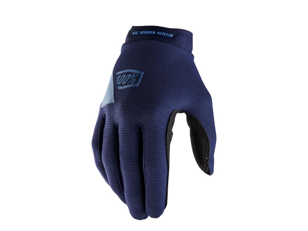100% Ridecamp Women's Gloves L Navy/Slate - langlebige MTB-Handschuhe mit Touchscreen-Funktion