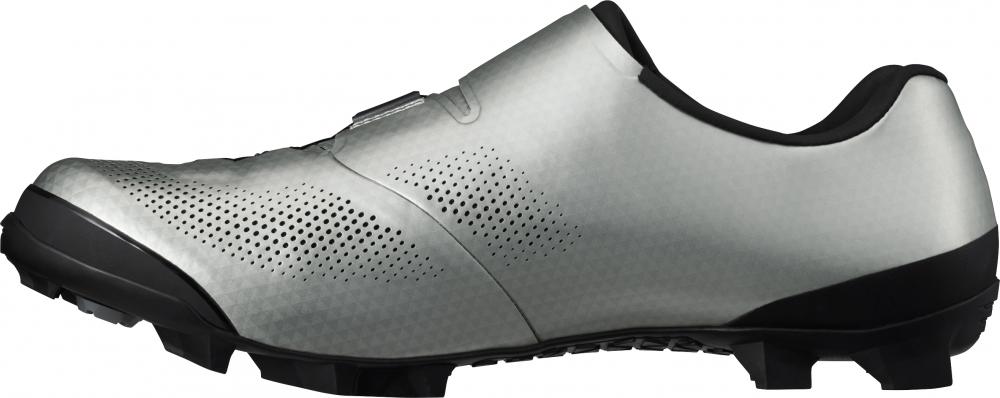 SHIMANO Fahrradschuhe XC703 Herren/Damen MTB SPD Größe 47 Silber - XC-Schuh für Cross-Country