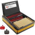 Jagwire Bremsbeläge Disc Sport Semi-Metallic Werkstattverpackung Rot - leise Allround-Bremsleistung