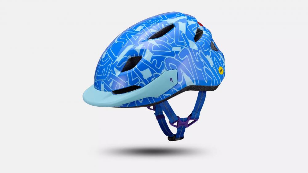 SHUFFLE 2 LED Kinderhelm CE - Sky Blue Graphic