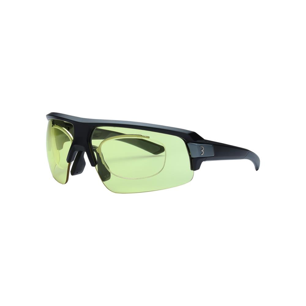 BBB Cycling BBB Sportbrille Impulse Optic schwarz Einheitsgröße schwarz - klare Sicht für Brillenträger