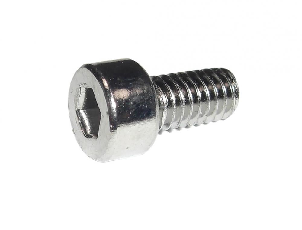 Silberne SR-Suntour Befestigungsschraube für SF18 XCM34-RL mit Innensechskant.