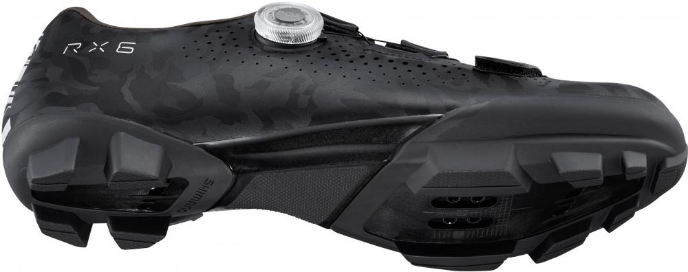 SHIMANO RX600 Fahrradschuhe - Herren/Damen Gravel SPD, Größe 42, Schwarz