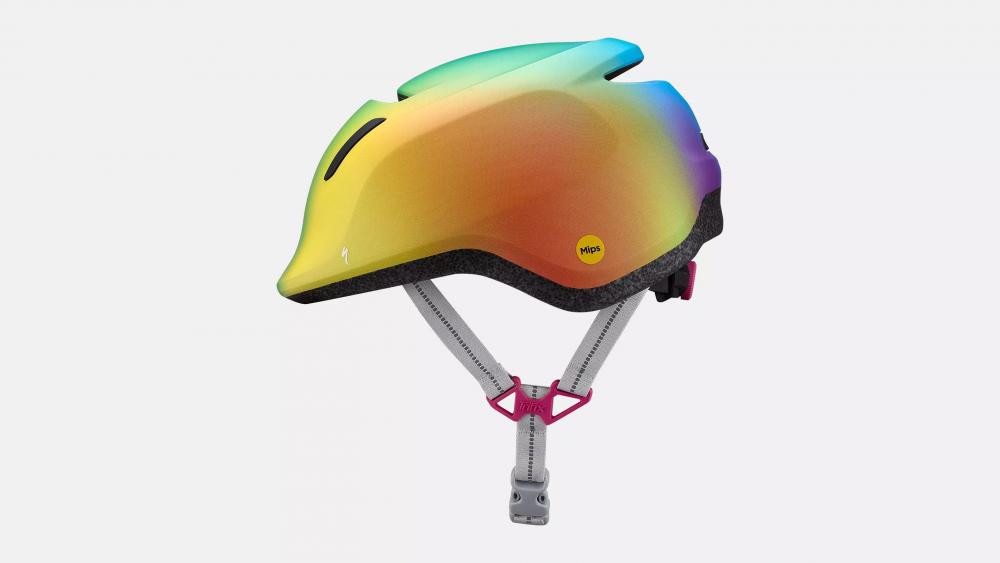 MIO 2 HLMT CE RAINBOW TDLR - Kinderhelm mit Regenbogen-Design
