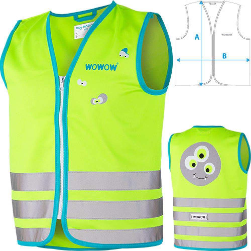 WOWOW Sicherheitsweste Crazy Monster Jacket für Kinder Größe L grün 011966