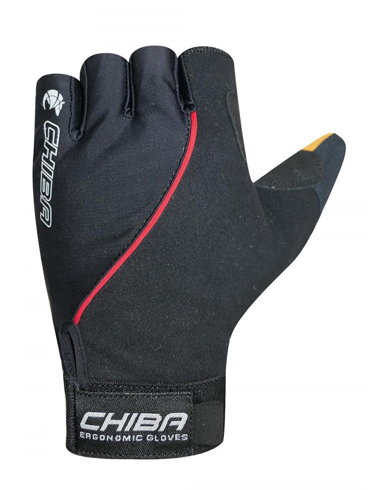 CHIBA Argon III - Rollstuhlhandschuhe L schwarz, Gelpolster, belüftet, ergonomisch