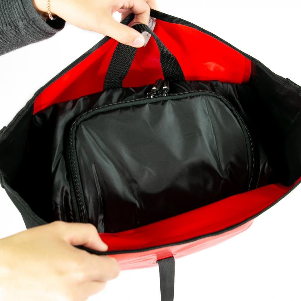 Haberland Einsatz für Einzel-/Doppeltaschen schwarz - mehr Ordnung auf Tour