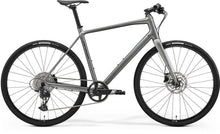 Merida Speeder 500 Fitness-Bike XS Silk Gunmetal Grey Black, Aluminiumrahmen, SRAM Apex 1×12, hydraulische Scheibenbremsen, Carbon-Gabel, ca 9,7 kg