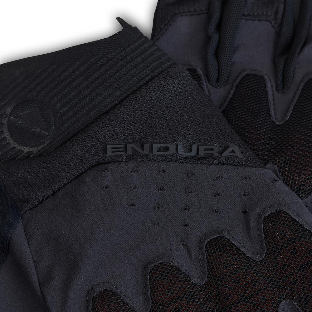 Endura MT500 D3O® Handschuh II Schwarz M - MTB-Handschuh mit D3O® Ghost Knöchelschutz, ungepolsterter Kunstlederhandfläche, Vier-Wege-Stretch, Silikongrip