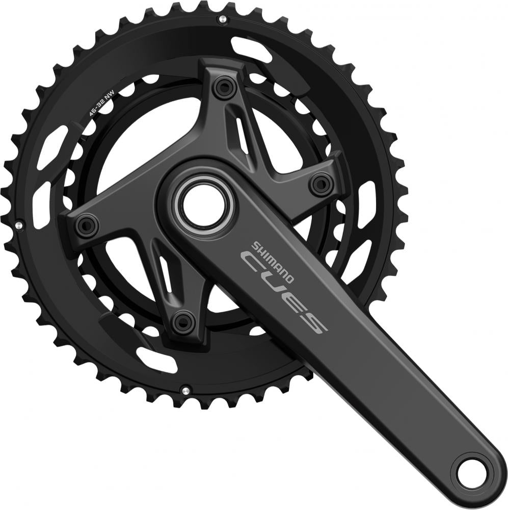 SHIMANO Kurbelgarnitur CUES FC-U6030-2,175mm, 46x32Z, 9/10-fach general - 6030-2, 2,, 175mm, 46x32, 10-fach