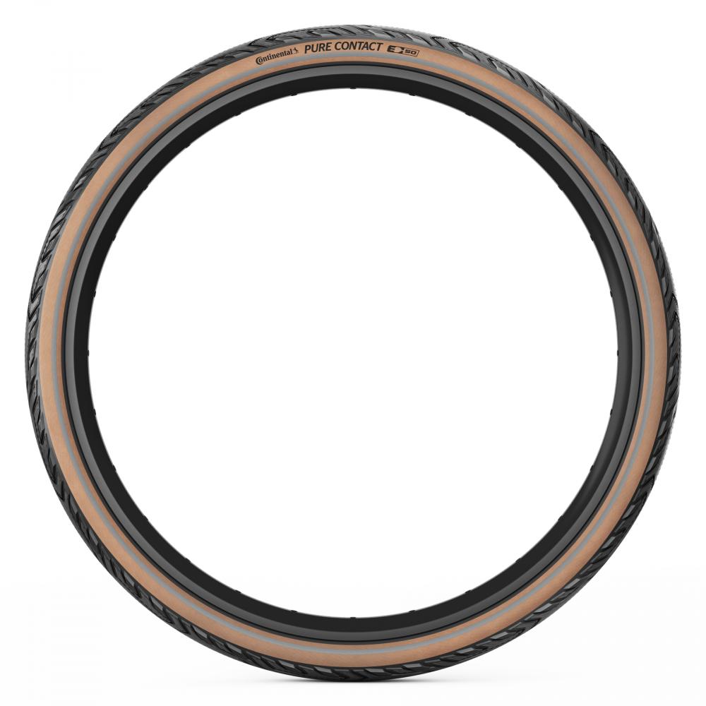 Continental Pure CONTACT Faltreifen 27.5x2.40 braun, Pannenschutz für urbane Pendler.