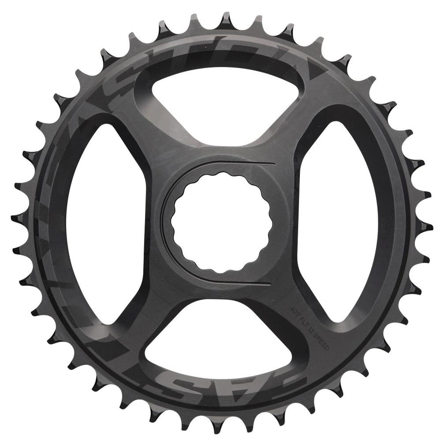 Easton Cinch Direct Mount Kettenblatt 40T Flattop schwarz - präziser Antrieb für Rennräder