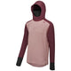 IXS Sports Division iXS Carve Digger EVO Hooded Jersey L Taupe-Raisin - vielseitiges MTB-Kapuzentrikot