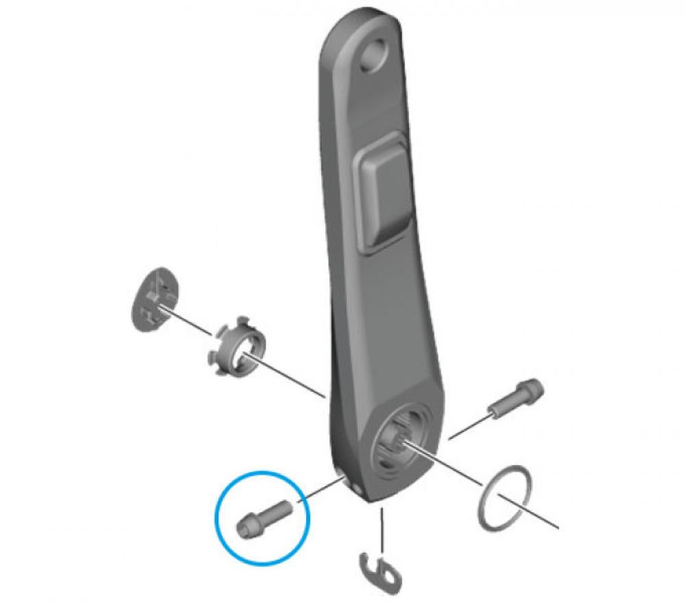 SHIMANO SCHRAUBE M6X19 MM MIT SCHEIBE - 6X19 MM, 19 MM