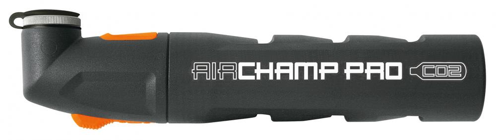 SKS Airchamp Pro CO2-Luftpumpe â leichte Einhandbedienung - für alle Ventilarten geeignet inklusive 16g CO2-Kartusche und Cliphalterung - CO2 Kartusche - Kartuschenpumpe