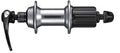 SHIMANO FH-RS400 Hinterradnabe, silber, 36 Loch, mit Schnellspanner.