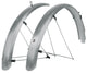 SKS Bluemels Basic 28" Schutzblech-Set, 69 mm, silber, robuste Aluminium-Kunststoff-Sandwichkonstruktion, ASR-Sicherheitssystem, V-Streben, korrosionsgeschützt