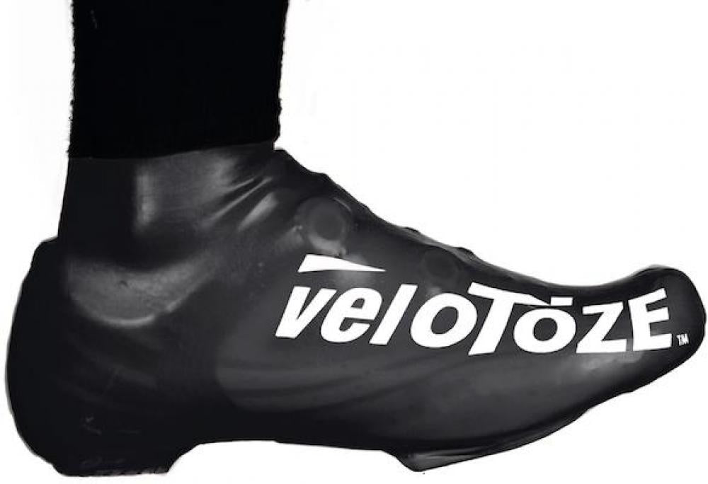 VeloToze Überschuh 2.0 kurz schwarz L/XL - wasserdichter Aero-Überschuh in neuester Version
