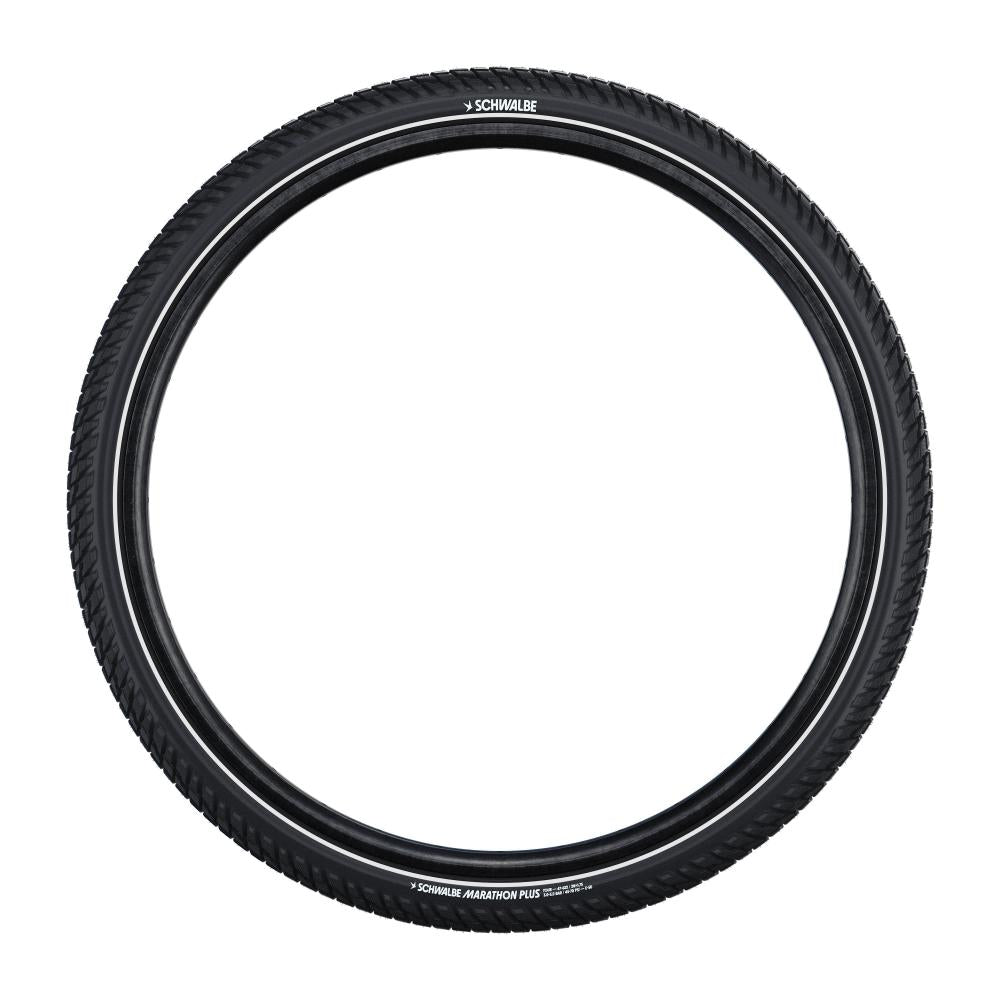 Schwalbe Marathon Plus Tour Drahtreifen 60-584 DualGuard Schwarz - Pannensicherer Fahrradreifen für E-Bikes