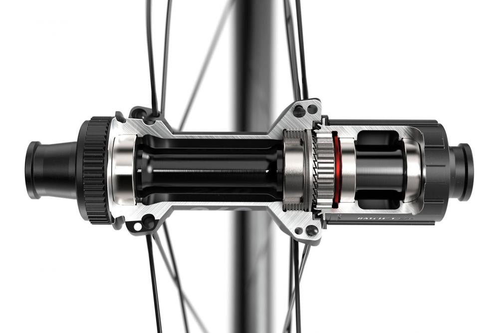 DT Swiss Laufrad CRC 1400 Spline Disc 622 x 22 mm Schwarz - aerodynamisches Carbon-Hinterrad