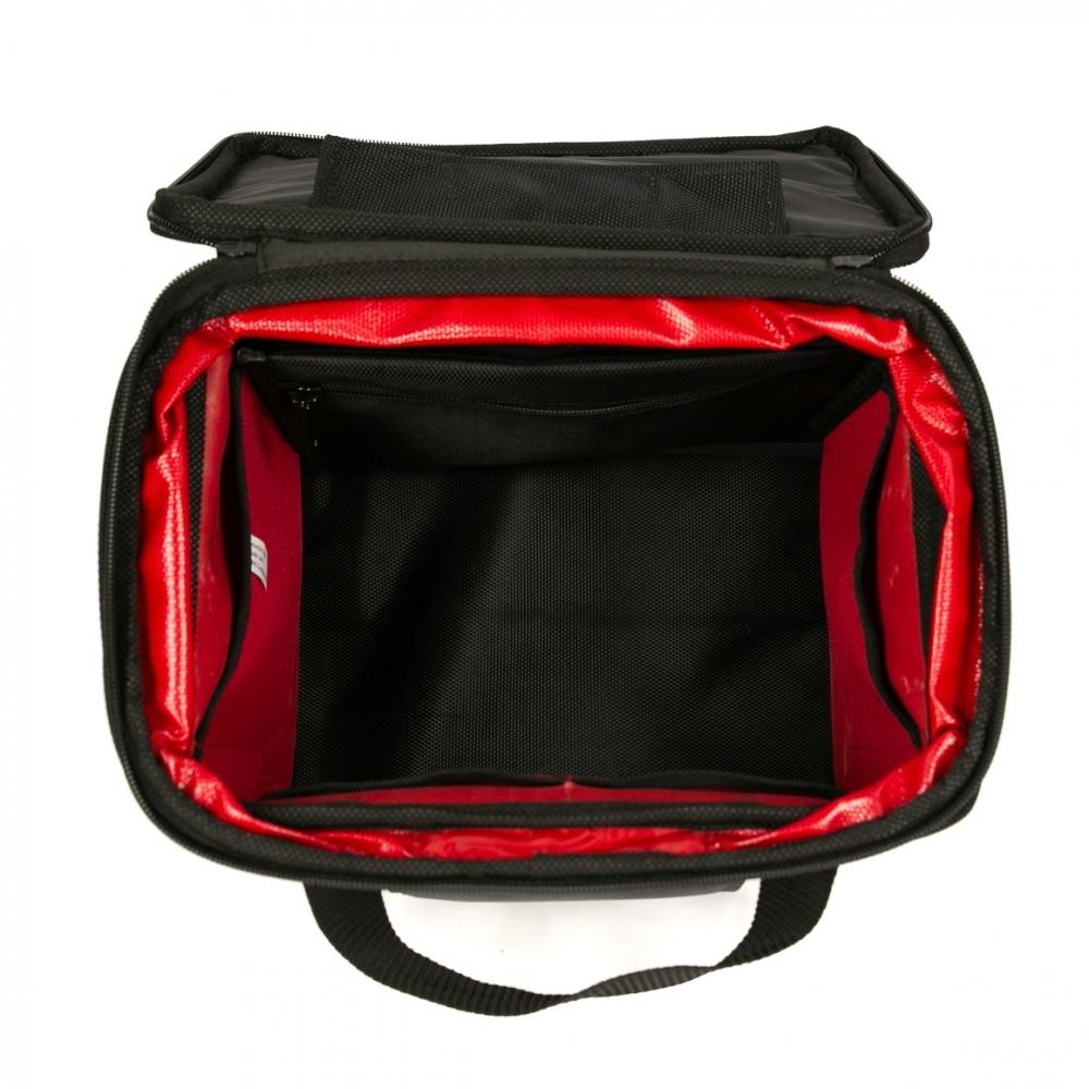 Haberland Lenkertasche 10l Max Plus schwarz - vielseitige Lenkertasche mit KLICKfix