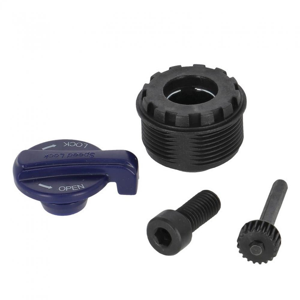 SR Suntour HLO Drehdeckel für SF15 NVX 30mm Federgabel, Lockout-Hebel und Montage-Kleinteile.