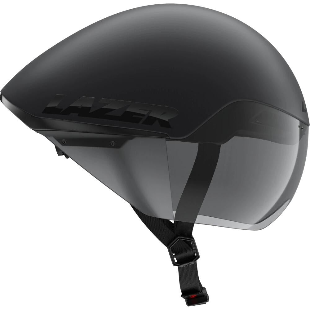 LAZER Helm Victor KinetiCore Matte Black (S) - aerodynamischer Triathlon- & Zeitfahrhelm