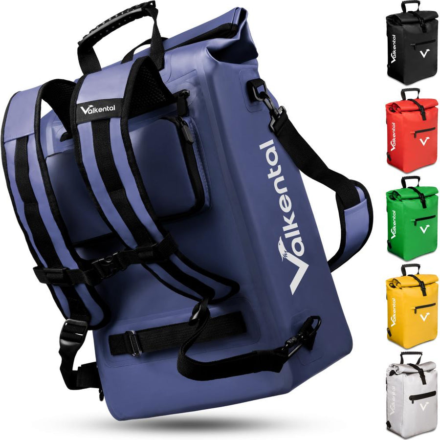 Valkental Rucksack ValkOne 3in1 Fahrradtasche blau