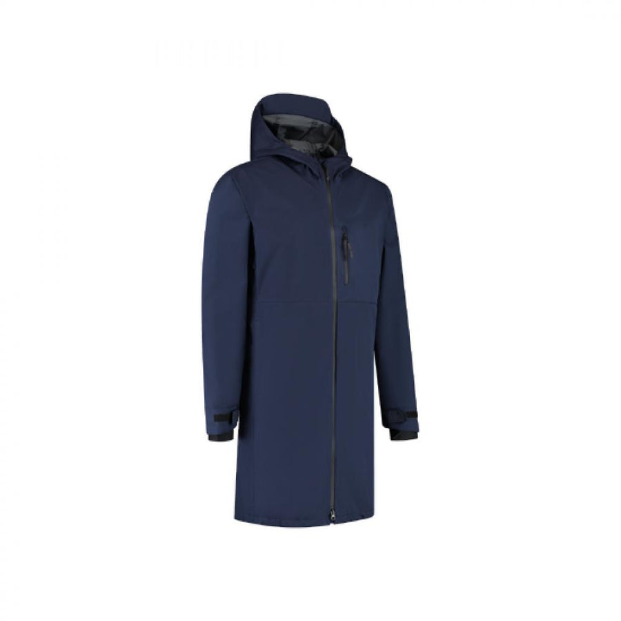 BBB Rainshield Parka Regenjacke XL dunkelblau - wasserdicht, atmungsaktiv, winddicht, leicht packbar, reflektierende Details für maximale Sichtbarkeit