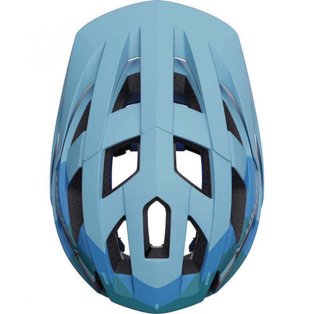 Limar Pora Matt Blue Purple M Lila - leichter All-Mountain-Helm mit Top-Belüftung
