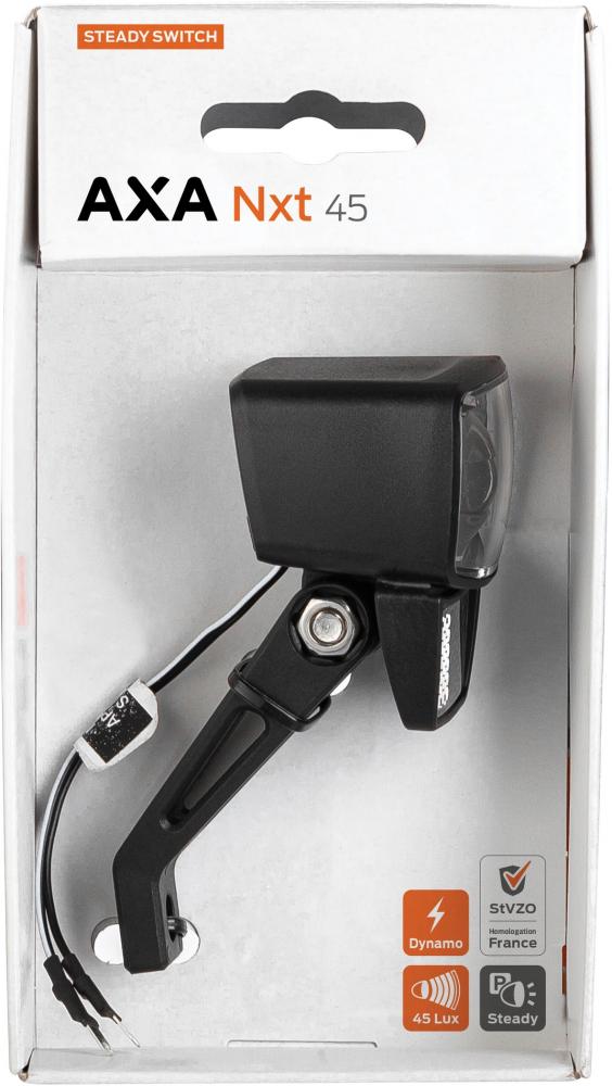 AXA Frontlicht Nxt 45 Dynamo Steady Switch
