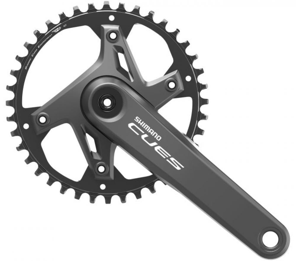 SHIMANO Kurbelgarnitur CUES FC-U6000 170 mm 40Z - robuste Antriebseinheit für 9-/10-/11-fach