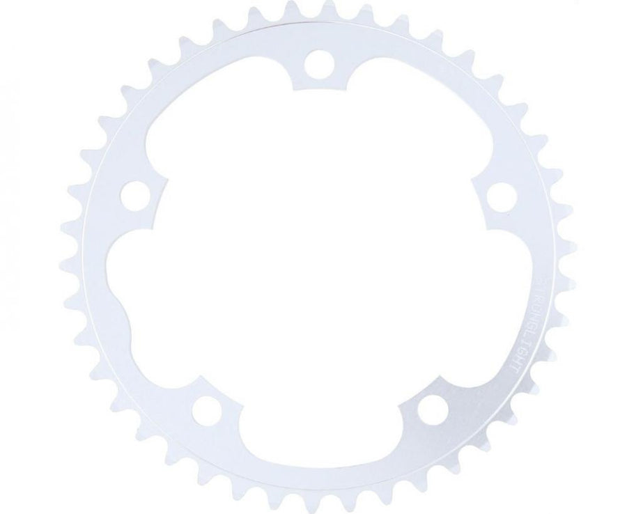 Stronglight Rennrad Kettenblatt 42 Zähne - Lochkreis 130mm - Silber