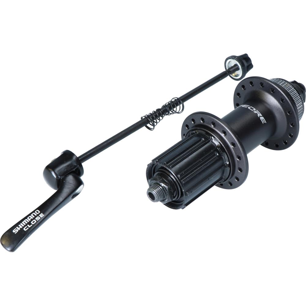 SHIMANO Hinterradnabe DEORE FH-M5100 Center-Lock 32 Schwarz - zuverlässige 32-Loch MTB-Nabe
