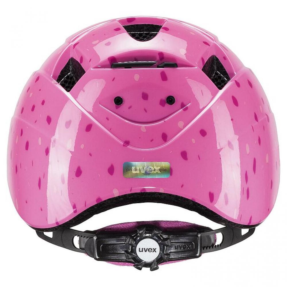 uvex kid 2 leichter Kinderfahrradhelm Pink Confetti 46-52 cm, individuell einstellbar für optimale Passform.