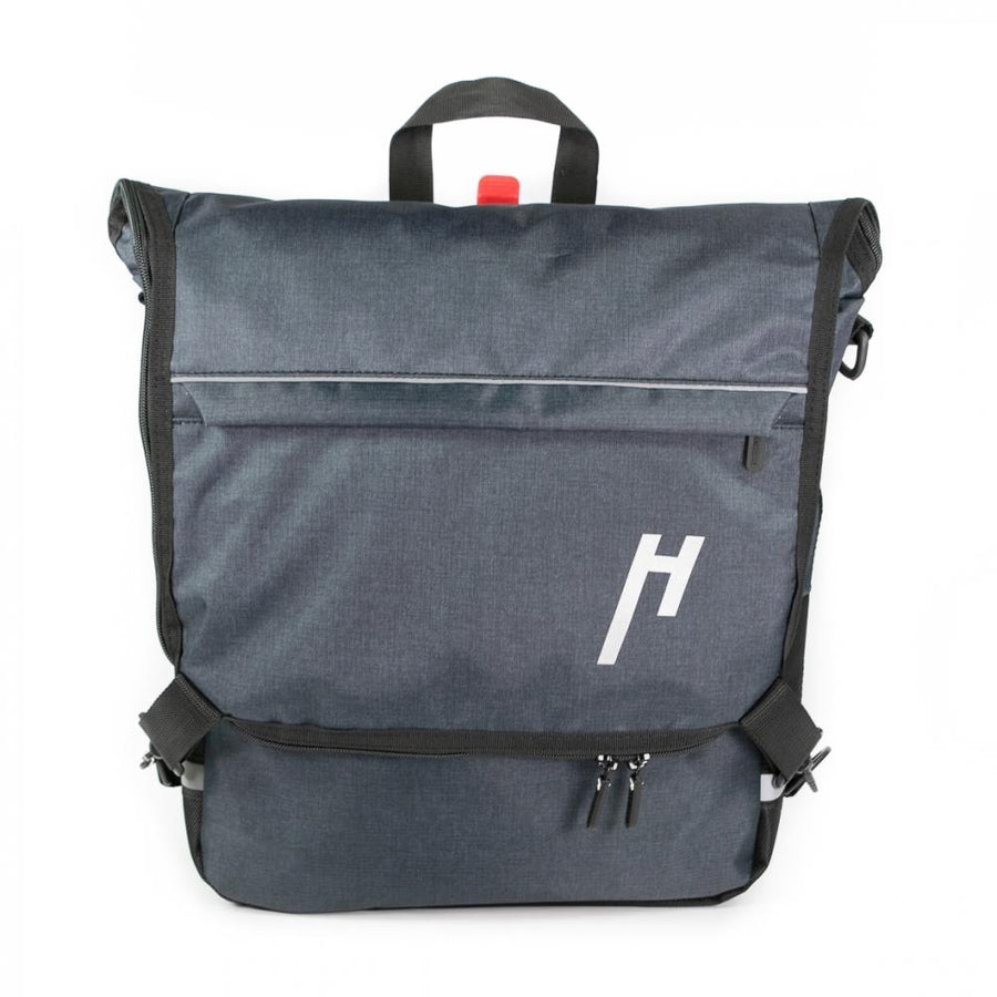 Haberland Bike-Rucksack Sporty anthrazit/reflex - vielseitiger Fahrradrucksack mit Regenschutz