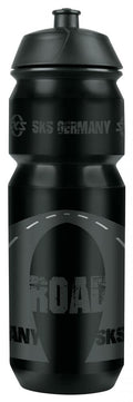 SKS Trinkflasche Large 750ml - Road Black, schwarz, Kunststoff, BPA-frei, auslaufsicher, ergonomisches Design für Rennrad & Sport