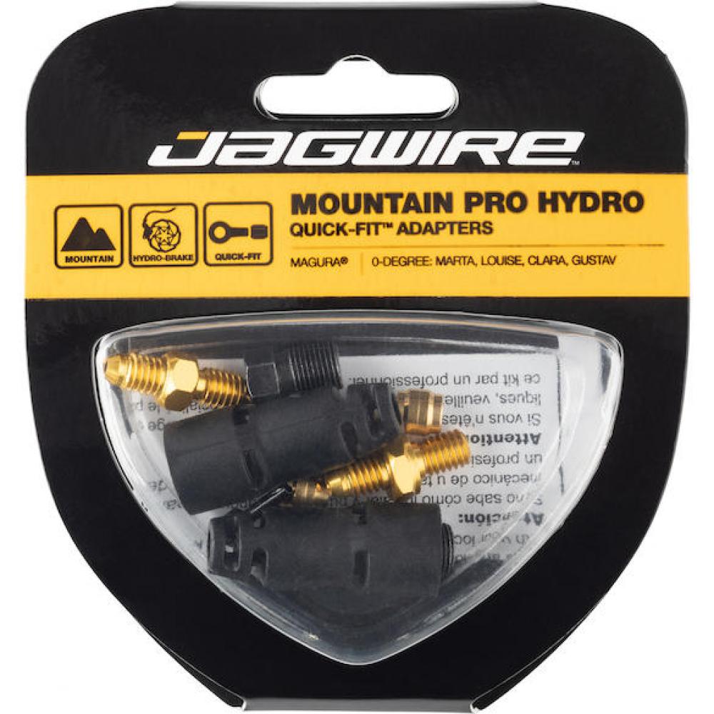 Jagwire Pro Quick-Fit Adapter für MAGURA Bremssysteme - Schwarz/Gold