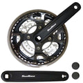 SunRace FCM300 Kurbelsatz schwarz, 48-38-28Z, 170mm, 3x7/8-fach, robuste Trekking-Kurbel.