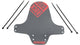RockShox VR-Steckblech Fender MTB Schutzblech - schwarz rot - Mountainbike Spritzschutz