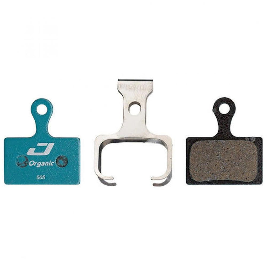 Jagwire Disc Sport Organic Bremsbeläge Shimano/TRP Blau - geräuscharmes Bremsen mit Kunstharz-Mix
