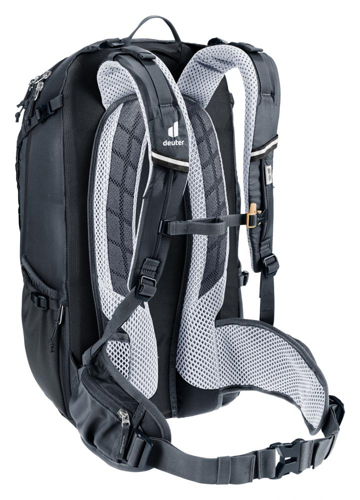 Deuter Trans Alpine 30 Fahrradrucksack Schwarz - Rucksack für alpine Mehrtagestouren