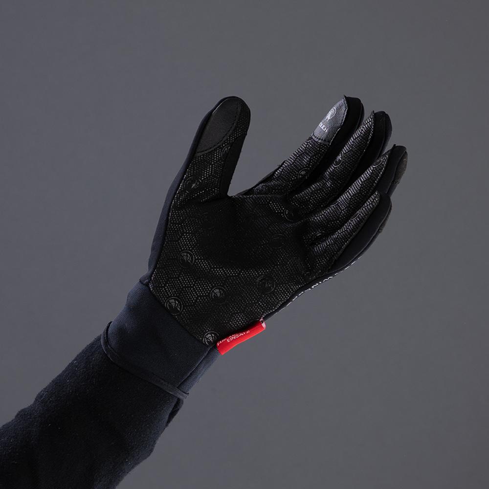 CHIBA Competition Plus - Radhandschuhe schwarz, Größe 11, winddicht & atmungsaktiv