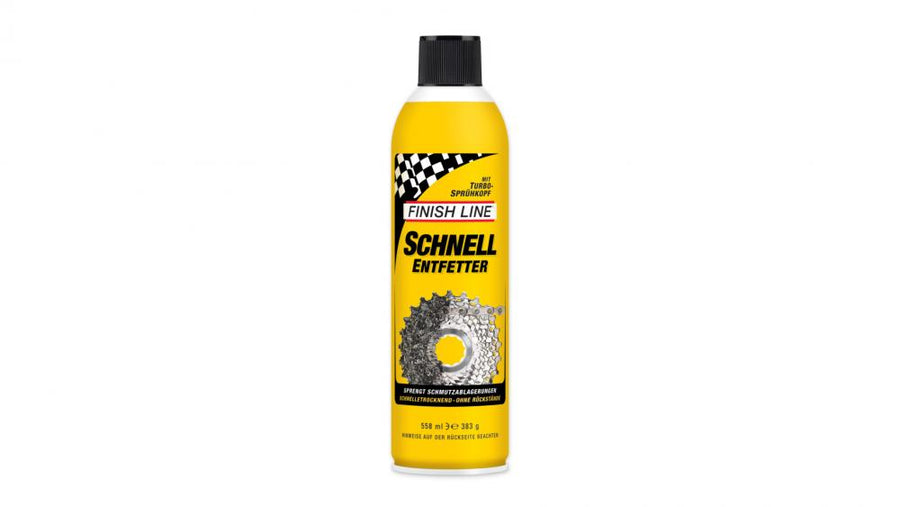 Finish Line Speed Clean Schnell-Entfetter 558ml Spray für Fahrradkette, Kassette und Schaltwerk - rückstandsfrei, schnelltrocknend